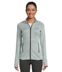 コロンビア レディース アウター コート Columbia Crystal Leaf OmniHeat Helix Full Zip Crushed Blue ブルー