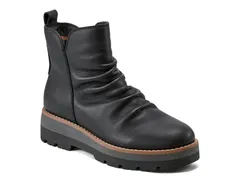 アース レディース シューズ ブーツ・レインブーツ プラットフォーム ブーツ Earth Yonder Waterproof Platform Bootie Black Leather ブラックのサムネイル