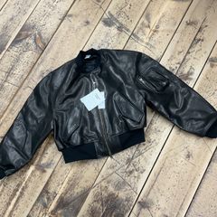 Acne Studios レザーボンバージャケット サイズ32 タグ付き - メルカリ