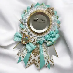 痛ロゼット 痛バッグ 推し活 緑 ミントグリーン