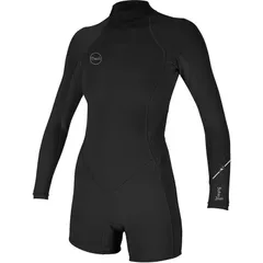 オニール レディース 水着 上下セット 長袖 ONeill Bahia 21mm BackZip LongSleeve Springsuit Womens BlackBlackBlack ブラック