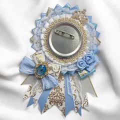 痛ロゼット 痛バッグ 推し活 水色