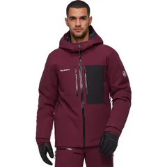 マムート メンズ アウター ジャケット・ブルゾン フーデッドジャケット ジャケット Mammut Stoney HS Thermo Hooded Jacket Mens VinBlack ブラックのサムネイル