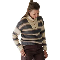 カブー レディース アウター ニット・セーター セーター KAVU Nola Sweater Womens Storm Stripe ストライプ