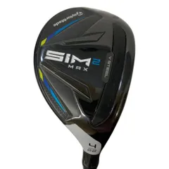 【中古】 テーラーメイド SIM2 MAX U4 ユーティリティ UT 純正特注シャフト (フレックスS) メンズ 男性用 右利き 右用 Cランク ゴルフクラブ