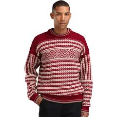 ダールオブノルウェイ メンズ アウター ニット・セーター Dale of Norway Ramberg Sweater Mens Red RoseMountainstoneSand Melange レのサムネイル