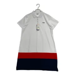 未使用品 レディース フィラゴルフ FILA GOLF ワンピース LL 白 ホワイト 訳あり