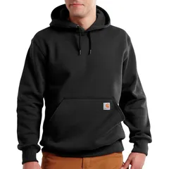 カーハート メンズ アウター パーカー・スウェット パーカー Carhartt Rain Defender Paxton Heavyweight Pullover Hoodie Mens Black ブラック
