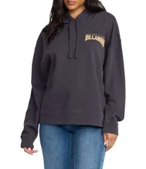 ビラボン レディース アウター パーカー・スウェット フリース グラフィック Billabong Keep It Up Sunray Graphic Long Sleeve Brushed Fleece Hoodie Black Sand ブラック