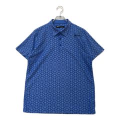 GREYSON グレイソン 幾何学総柄 薄手ドライ速乾ポロシャツ Sサイズ
