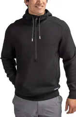 カッターアンドバック メンズ アウター パーカー・スウェット Cutter Buck Roam Pullover Hoodie Black ブラックのサムネイル