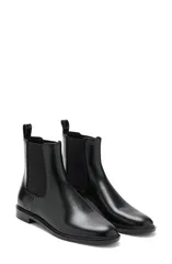 マンゴ レディース シューズ ブーツ・レインブーツ チェルシーブーツ チェルシー MANGO Chelsea Boot Black ブラック