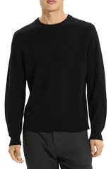 セオリー メンズ アウター パーカー・スウェット セーター Theory Hilles Cashmere Sweater Black ブラックのサムネイル