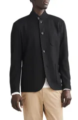 ラグアンドボーン メンズ アウター ジャケット・ブルゾン ウール カーディガン rag bone Prospect Japanese Wool Cardigan Blk
