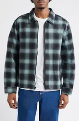 バンズ メンズ アウター ジャケット・ブルゾン コットン Vans Crestmont Plaid Cotton Shacket Parisianight チェックのサムネイル