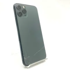 【最速発送】 iPhone 11 Pro 64GB ミッドナイトグリーン Softbank SIMフリー 白ロム【難有】 66%