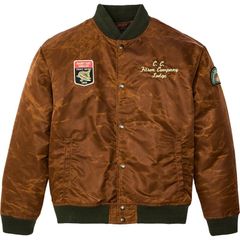 フィルソン メンズ アウター ジャケット・ブルゾン 刺繍 Filson Embroidered Montlake Jacket Mens Whiskey