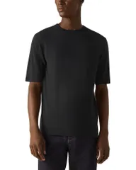ゼニア メンズ トップス シャツ ウール ZEGNA Wool TShirt Black ブラックのサムネイル