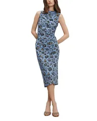 ヴェロニカ ベアード レディース トップス ワンピース Veronica Beard Sylviani Dress Ice Blue Multi ブルー