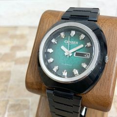 精度良好】Citizen オートマチック エメラルドグリーン文字盤 1973年 