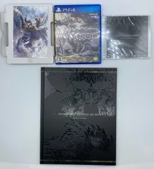 【3点セット】PlayStation4 MONSTER HUNTER WORLD ／ サウンドトラック(未開封) ／ WORLD ART BOOK ／#nn