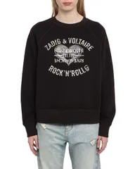 ザディグ エ ヴォルテール レディース アウター パーカー・スウェット シャツ Zadig Voltaire Upper PMO Blason Heart Sweatshirt Dark Chocolのサムネイル