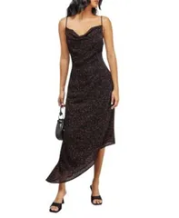 ウエアハウス レディース トップス ワンピース マキシ Warehouse Spot Devore Cowl Neck Maxi Dress Red レッドのサムネイル