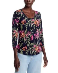 トッミーバハマ レディース トップス Tシャツ Tommy Bahamashby Isles Orchid Isle Tee Black ブラックのサムネイル