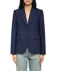 ザディグ エ ヴォルテール レディース アウター ジャケット・ブルゾン ブレザー Zadig Voltaire Vavy Blazer Blueberryのサムネイル