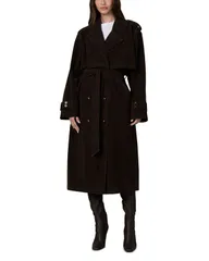 ジョーズジーンズ レディース アウター コート スエード Joes Jeans Thelizabeth Faux Suede Trench Coat Dark Chocolate チョコレート