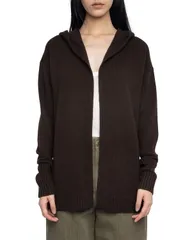 ザディグ エ ヴォルテール レディース アウター ジャケット・ブルゾン Zadig Voltaire Cosya LC Patch Jacket Dark Chocolate チョコレートのサムネイル