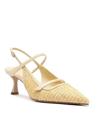 アレクサンドラバードマン レディース シューズ パンプス Alexandre Birman Womens Tita 60 Slingback Pumps Creamyのサムネイル