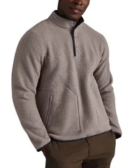ローヌ レディース アウター ニット・セーター セーター Rhone Fairbanks Quarter Snap Sweater Foggy Taupe トープ