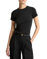 ヴィンス レディース トップス Tシャツ Vince Shrunken 90s Tee Black ブラックのサムネイル