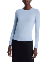 セオリー レディース アウター ニット・セーター クルーネック ウール Theory Wool Crewneck Sweater Light Blue ブルー