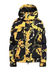 ヴェルサーチ レディース アウター ダウンシンセティック VERSACE JEANS COUTURE パファージャケット Black ブラックのサムネイル