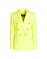 バルマン レディースーツ ブレザー BALMAIN テーラードジャケット Yellow イエローのサムネイル