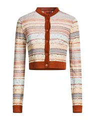 ミッソーニ レディース ニット カーディガン MISSONI カーディガン Brown ブラウン