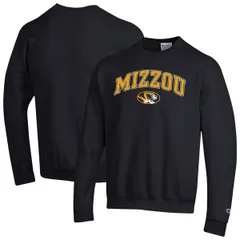 チャンピオン メンズ アウター パーカー・スウェット シャツ ロゴ MensChampion Black Missouri Tigers Arch Over Logo Pullover Sweatsh