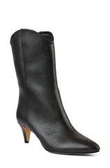 ブルーノマグリ レディース シューズ ブーツ・レインブーツ ヒール Bruno Magli Mandriana Kitten Heel Bootie Black Tumbled ブラックのサムネイル