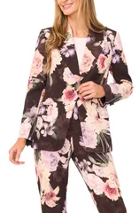 テッドベーカー レディース アウター ジャケット・ブルゾン フラワー柄 ブレザー フラワー Ted Baker Alice Floral Blazer Coral Pink ピンクのサムネイル