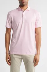 ジョニー オー メンズ トップス シャツ プリント johnnieO Teo Microprint PREPFORMANCE Golf Polobster