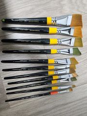 Hwahong Diagonal Border Brush - Entrance Exam Art Supplies - For Sale
