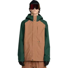 ボルコム メンズ アウター ジャケット・ブルゾン Volcom Dua Insulated GORETEX Jacket Mens Terra Brown ブラウン