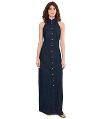 セブンフォーオールマンカインド レディース トップス ワンピース シャツ ホルター 7 For All Mankind Halter Long Shirt Dress Blossom