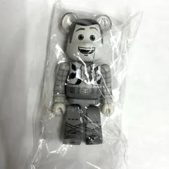 ウッディ （シークレット モノクロ） ベアブリック トイストーリー チェイス  可動フィギュア be@rbrick CHASE TOY STORY