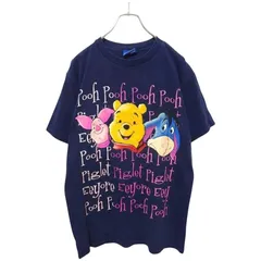 【Pooh】90s プーさん オフィシャル キャラクターTシャツ A-3749