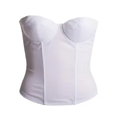 [アウローラ] シンプルビスチェ ブライダルインナー ウェディングドレス 花嫁 新婦 結婚式 (d75, オフホワイト) 0