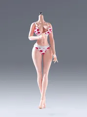 新品 1/6スケール シームレス女性フィギュア12インチ（約30cm） 超柔軟スチールフレーム構造＆シリコン製 滑らかな肌触りミニチュアアクションフィギュアドール脱着可能な足＆手付属品付き (普通の肌 501)