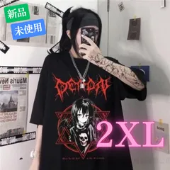 病みかわ 女の子 Tシャツ 量産型 地雷系 ゴスロリ 赤 黒 デザインA
